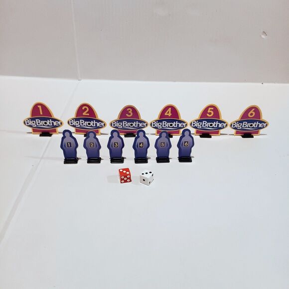 Vintage Big Brother The Game-Pressman Toys-2000-Based On TV Show-Complete - Picture 9 of 11